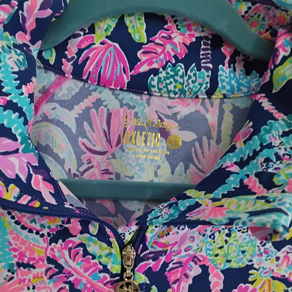 Lilly Pulitzer Luxletic Justine Pullover - Large - Picture 4 of 6